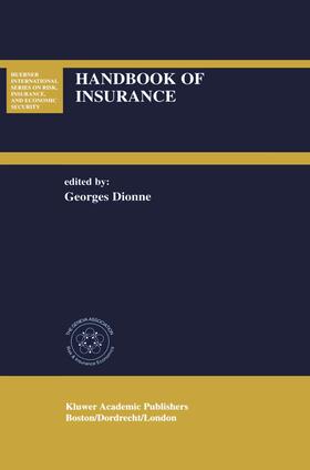 Dionne | Handbook of Insurance | Buch | 978-0-7923-7911-9 | sack.de