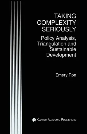 Roe |  Taking Complexity Seriously | Buch |  Sack Fachmedien