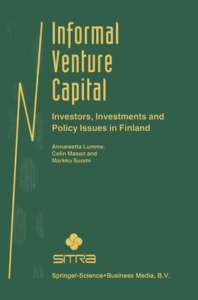Lumme / Suomi / Mason | Informal Venture Capital | Buch | 978-0-7923-8111-2 | sack.de