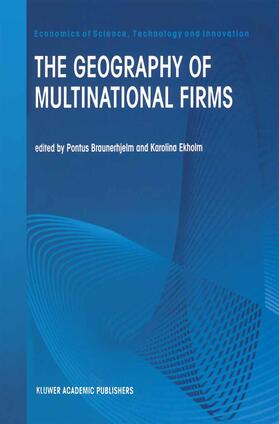 Ekholm / Braunerhjelm |  The Geography of Multinational Firms | Buch |  Sack Fachmedien