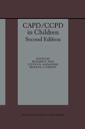 Fine / Alexander / Warady | Capd/Ccpd in Children | Buch | 978-0-7923-8236-2 | www.sack.de