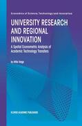 Varga |  University Research and Regional Innovation | Buch |  Sack Fachmedien
