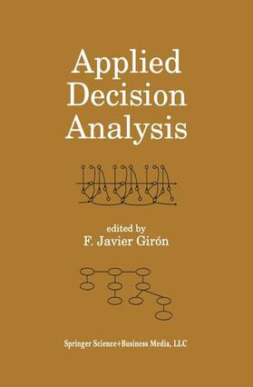 Girón | Applied Decision Analysis | Buch | 978-0-7923-8250-8 | sack.de