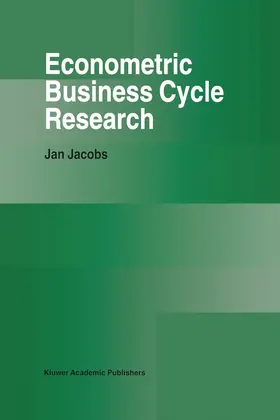Jacobs |  Econometric Business Cycle Research | Buch |  Sack Fachmedien