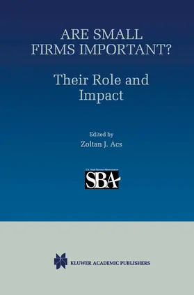 Ackermann |  Are Small Firms Important? Their Role and Impact | Buch |  Sack Fachmedien