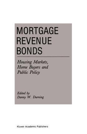 Durning | Mortgage Revenue Bonds | Buch | sack.de