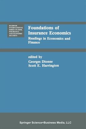 Harrington / Dionne | Foundations of Insurance Economics | Buch | 978-0-7923-9204-0 | sack.de