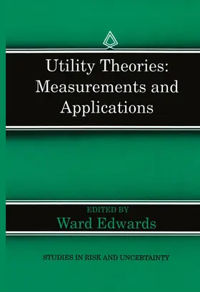 Edwards |  Utility Theories: Measurements and Applications | Buch |  Sack Fachmedien