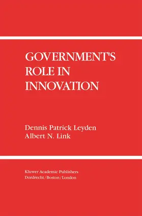 Leyden / Link |  Government's Role in Innovation | Buch |  Sack Fachmedien