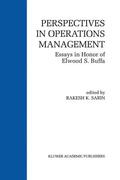 Sarin |  Perspectives in Operations Management | Buch |  Sack Fachmedien