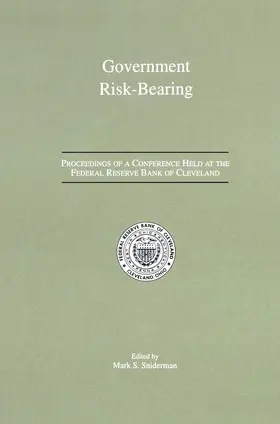 Sniderman |  Government Risk-Bearing | Buch |  Sack Fachmedien