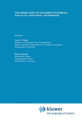 Lindstrom / Moses |  Transportation of Hazardous Materials | Buch |  Sack Fachmedien