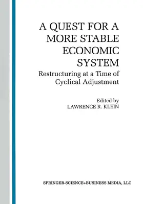 Moriguchi / Klein / Amano |  A Quest for a More Stable World Economic System | Buch |  Sack Fachmedien