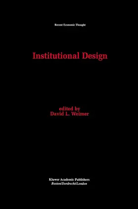 Weimer |  Institutional Design | Buch |  Sack Fachmedien