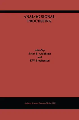 Aronhime / Stephenson |  Analog Signal Processing | Buch |  Sack Fachmedien