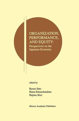 Sato / Hori / Ramachandran | Organization, Performance and Equity | Buch | 978-0-7923-9772-4 | sack.de