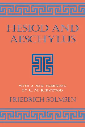 Solmsen |  Hesiod and Aeschylus | eBook | Sack Fachmedien
