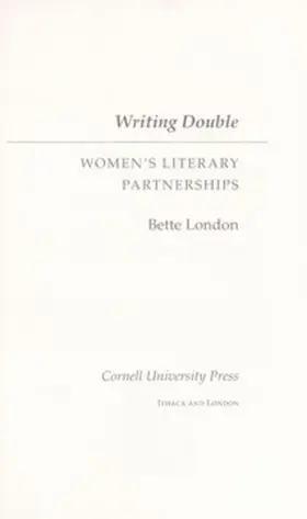 London |  Writing Double | eBook | Sack Fachmedien