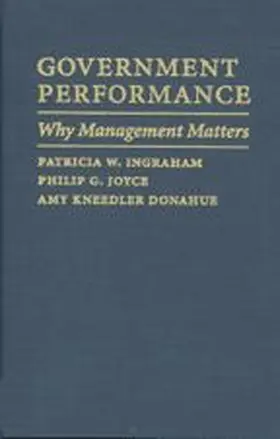 Ingraham / Joyce / Donahue |  Government Performance | Buch |  Sack Fachmedien