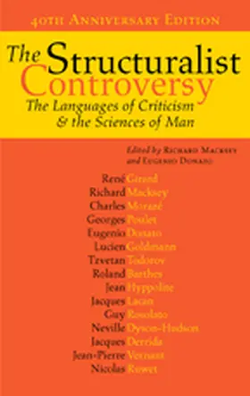 Macksey / Donato |  The Structuralist Controversy | Buch |  Sack Fachmedien