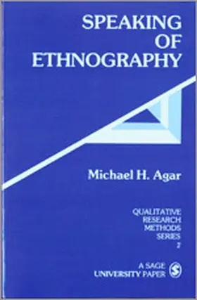 Agar |  Speaking of Ethnography | Buch |  Sack Fachmedien