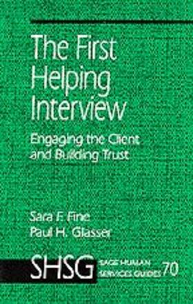 Fine / Glasser | The First Helping Interview | Buch | 978-0-8039-7141-7 | sack.de