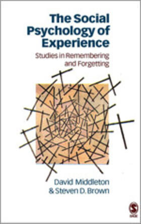 Middleton / Brown |  The Social Psychology of Experience | Buch |  Sack Fachmedien