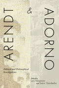 Rensmann / Gandesha |  Arendt and Adorno | eBook | Sack Fachmedien