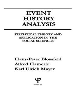 Blossfeld / Hamerle / Mayer | Event History Analysis | Buch | 978-0-8058-0126-2 | sack.de