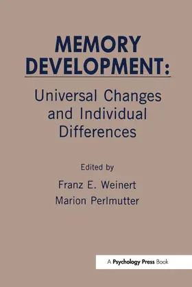 Weinert / Perlmutter |  Memory Development | Buch |  Sack Fachmedien