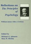 Johnson / Henley |  Reflections on the Principles of Psychology | Buch |  Sack Fachmedien