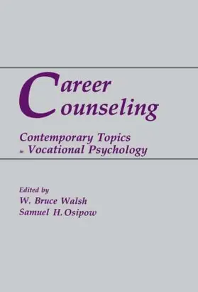 Walsh / Osipow |  Career Counseling | Buch |  Sack Fachmedien