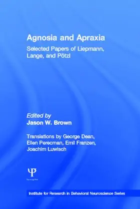 Brown | Agnosia and Apraxia | Buch | 978-0-8058-0286-3 | www.sack.de