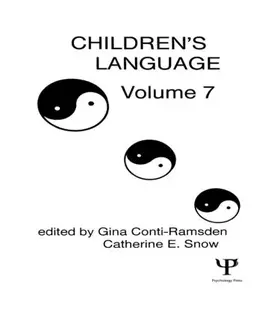Conti-Ramsden / Snow |  Children's Language | Buch |  Sack Fachmedien