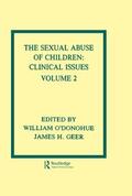 O'Donohue / Geer |  The Sexual Abuse of Children | Buch |  Sack Fachmedien