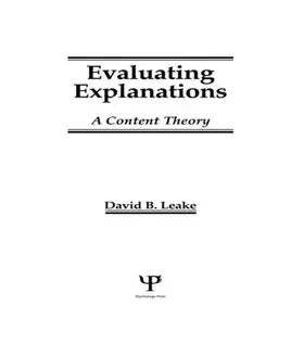 Leake |  Evaluating Explanations | Buch |  Sack Fachmedien