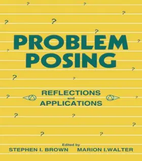 Brown / Walter | Problem Posing | Buch | 978-0-8058-1065-3 | www.sack.de