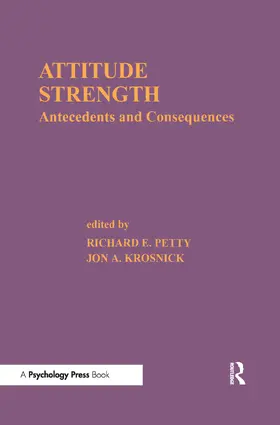 Petty / Krosnick | Attitude Strength | Buch | 978-0-8058-1086-8 | www.sack.de