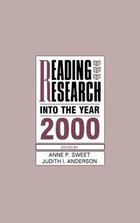 Sweet / Anderson |  Reading Research Into the Year 2000 | Buch |  Sack Fachmedien