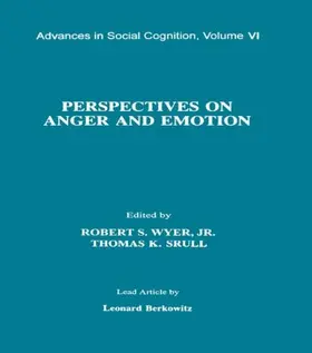 Wyer, Jr. / Srull |  Perspectives on Anger and Emotion | Buch |  Sack Fachmedien