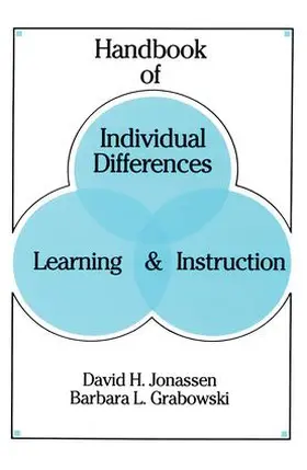 Jonassen / Grabowski | Handbook of Individual Differences, Learning, and Instruction | Buch | 978-0-8058-1412-5 | sack.de
