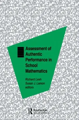 Lesh / Lamon |  Assessment of Authentic Performance in School Mathematics | Buch |  Sack Fachmedien