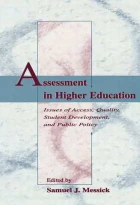 Messick |  Assessment in Higher Education | Buch |  Sack Fachmedien