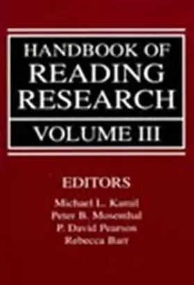 Kamil / Mosenthal / Pearson |  Handbook of Reading Research, Volume III | Buch |  Sack Fachmedien