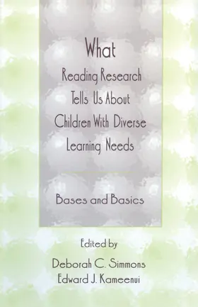 Simmons / Kameenui |  What Reading Research Tells Us About Children With Diverse Learning Needs | Buch |  Sack Fachmedien