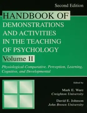 Ware / Johnson | Handbook of Demonstrations and Activities in the Teaching of Psychology | Buch | 978-0-8058-3046-0 | sack.de