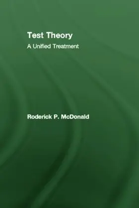 McDonald |  Test Theory | Buch |  Sack Fachmedien
