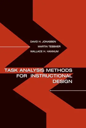 Jonassen / Tessmer / Hannum |  Task Analysis Methods for Instructional Design | Buch |  Sack Fachmedien