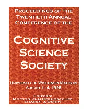 Gernsbacher / Derry |  Proceedings of the Twentieth Annual Conference of the Cognitive Science Society | Buch |  Sack Fachmedien