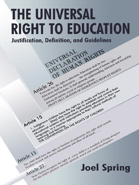 Spring |  The Universal Right to Education | Buch |  Sack Fachmedien